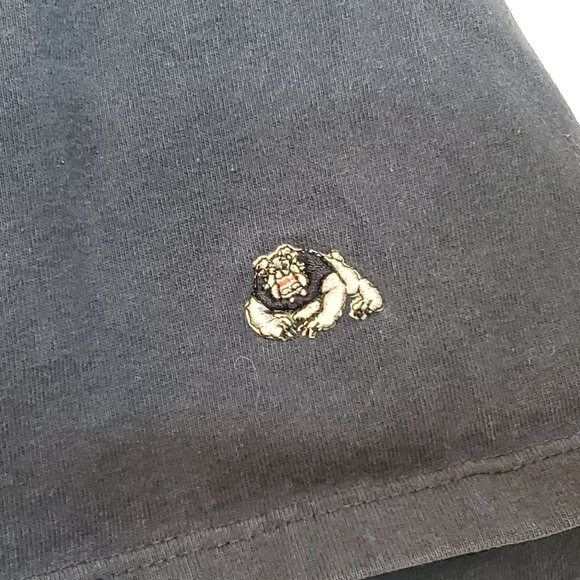 Vintage Fresno State Tshirt Navy White Logo Bulldog Cotton Exchange Large - Picture 3 of 9